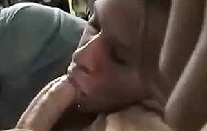 Hot girlfriend sucking cock 