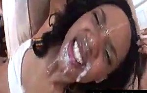 Black kapri fucked and facial in bukkake