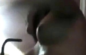 Lonely tranny with huge boobs jerks by webcam