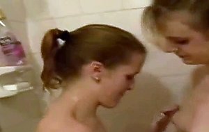 Two girlfriends like touching when they are lonely