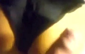 Wife with sweet ass gets jizzed on her panties