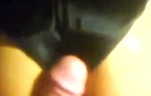 Wife with sweet ass gets jizzed on her panties
