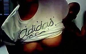 Amateur phat ebony college freak