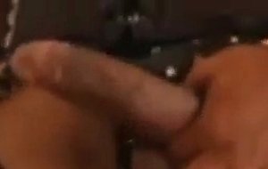 Busty ts brunette cums in the plate