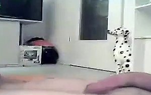 Hot babe wants you to watch her sucking
