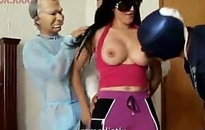 Hot babe fucks in sunglasses