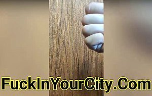 She tasted my big cock and then took it up her little ass