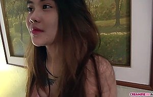 Tight body Asian teen wants to get pregnant