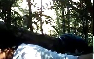 Bear fucks ass in woods