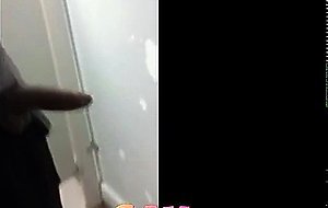 Str8 at work playing with his big black dick