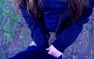 Fucked sweety girl in the forest. Dont cum inside me daddy!