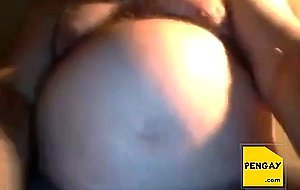Hairy horny NY daddy bear jerks off on webcam