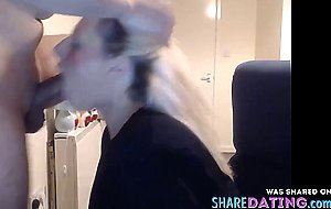 Facefucked blonde