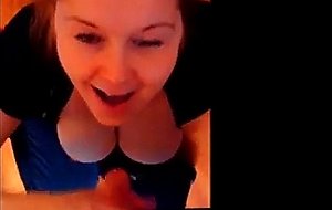 Big Titty Mom Sucks Cock And Gets Sprayed