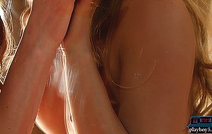 Canadian MILF beauty Anna Katarina solo softcore together with Playboy