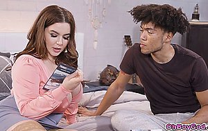 My stepmom Natasha Nice takes my big dick from behind