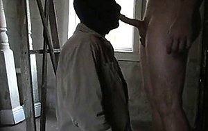 Married Construction Worker Swallows Hung Twinks Cum