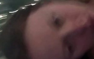 Christmas blowjob and facial