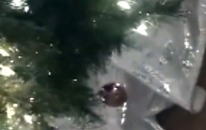 Christmas blowjob and facial