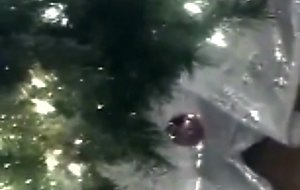 Christmas blowjob and facial