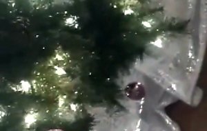 Christmas blowjob and facial