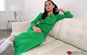 Veronica Church getting her throat fucked by her stepbro