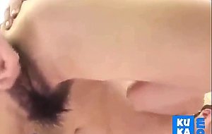 Hairly pussy of Japanese MILF