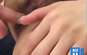 Hairly pussy of Japanese MILF