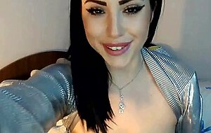 Amazing Chick fingerfucking herself and loving it