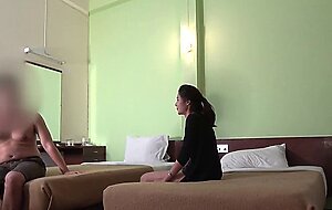 Far, erotic slender sexy girl