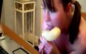 Horny girl masturbates with toys