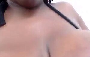 Busty Ebony babe