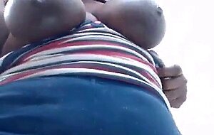 Busty Ebony babe