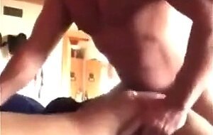 Daddy breeding his boy