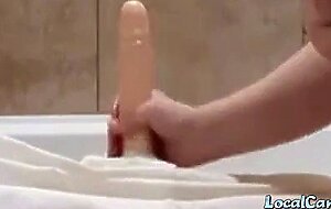 Busty girl riding dildo - mortcams