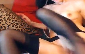 Perfect round ass babe anal masturbating