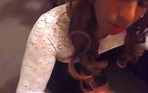 Amateur CD sucks and gets cummed on