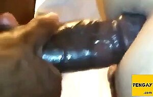 BBC Break White Creamy Tight Ass Cock