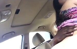 She Couldn't Wait So She Rode It In The Car