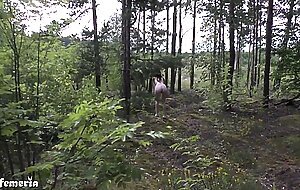 Femfoxfury, sweet girlfriend loves to walk nude in the woods