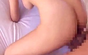 Mai uzuki dirty asian chick gets cum on her tits