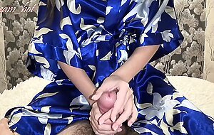 Dream hot, she seduced a man with her beautiful legs! great blow job! sex cowgirl!