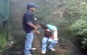 Couple take a hike and fuck outdoors