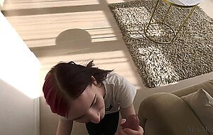Nick morris, red-haired student came to rent an apartment