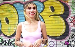 Old dude gives a clueless colombian hottie an amazing sex lesson!!