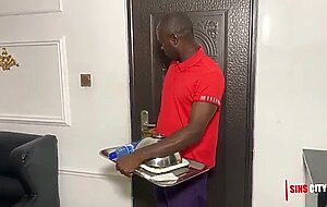 A sweet cougar lady fucks a...