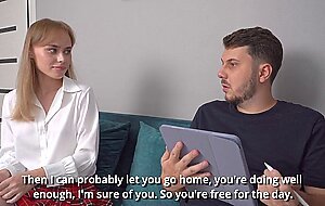 Marimoore, a schoolgirl asked her teacher to teach her how to give a deep blow job