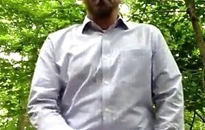Forest Masturbation: Daddy's Outdoor Adventure