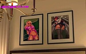 Double 2 dick shemale // love to fuck mommy in both holes // 3d animation