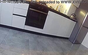 Real cheating. wife fucks a neighbor in the kitchen.